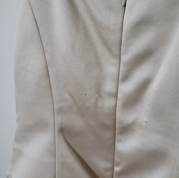 Creamy Satin Long Gown - Picture 8 of 9